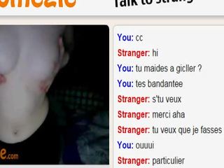 French adolescent on Omegle